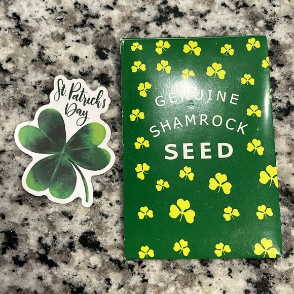 GENUINE ☘️ SHAMROCK SEEDS🍀S̥ͦT̥ͦ.P̥ͦḀͦT̥ͦR̥ͦI̥ͦC̥ͦK̥ͦS̥ͦ D̥ͦḀͦY̥ͦ ♾️ - Picture 1 of 6